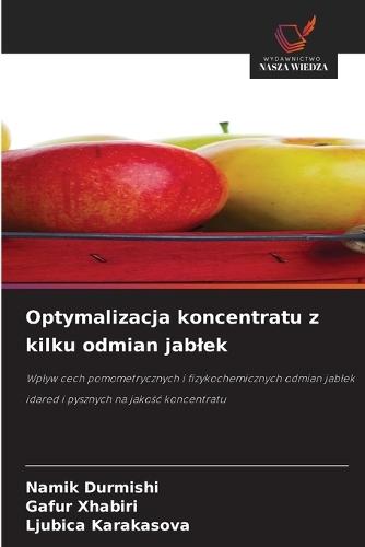 Optymalizacja koncentratu z kilku odmian jablek