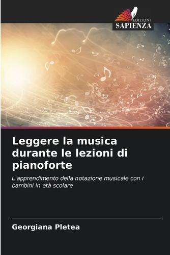 Leggere la musica durante le lezioni di pianoforte