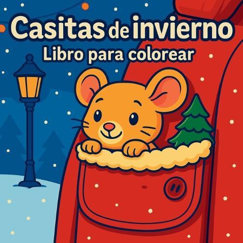Casitas de invierno - Libro para colorear