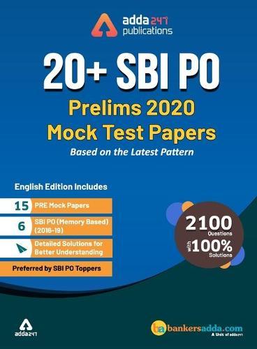 Sbi Po 2020 Prelims Mock Papers