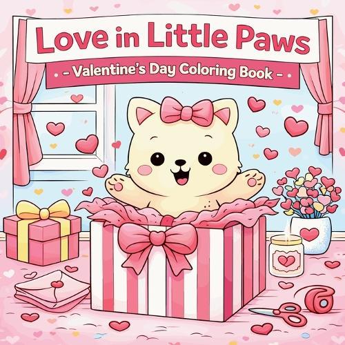 Love in Little Paws - Valentine's Day Coloring Book
