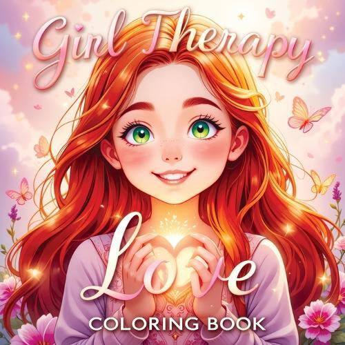 Girl Therapy Love Coloring Book: Celebrate Self-Love and Self-Care - Cute and Simple Illustrations for Relaxation and Empowering Art Activities for Kids and Teens