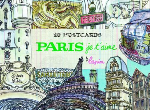 Paris, Je T'Aime: 20 Postcards Book