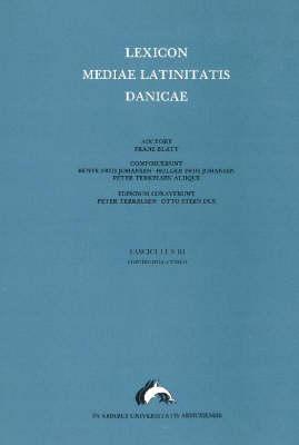 Lexicon Mediae Latinitatis Danicae 3: Continentia -- Evinco