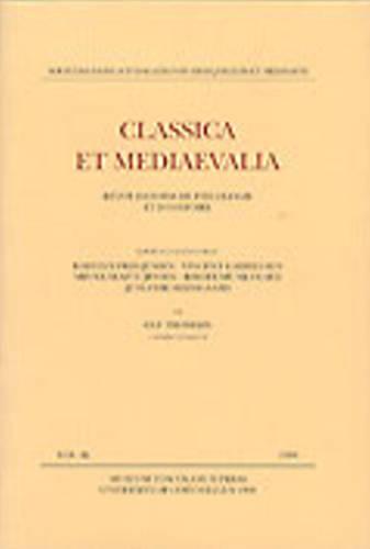 Classica et Mediaevalia: Volume 49