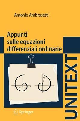 Appunti sulle equazioni differenziali ordinarie