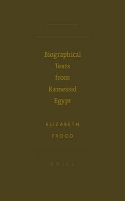 Biographical Texts from Ramessid Egypt