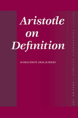 Aristotle on Definition