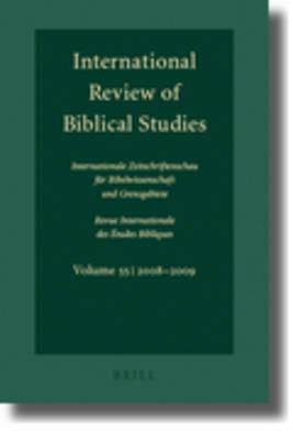 International Review of Biblical Studies, Volume 55 (2008-2009)