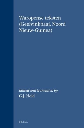 Waropense teksten (Geelvinkbaai, Noord Nieuw-Guinea)
