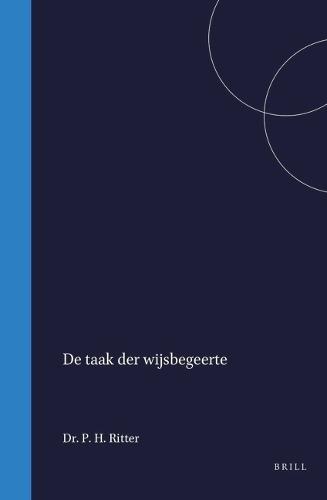 De taak der wijsbegeerte