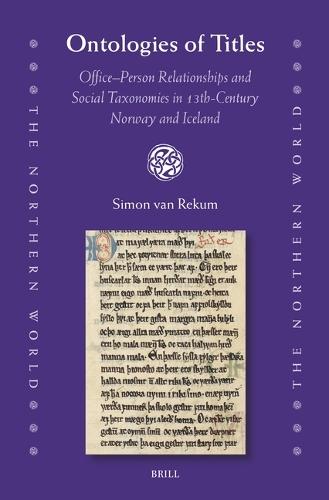Ontologies of Titles: Office-Person Relationships and Social Taxonomies in 13th-Century Norway and Iceland