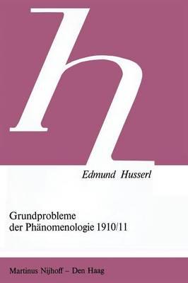 Grundprobleme der Phänomenologie 1910/11