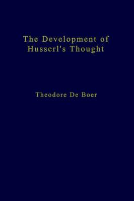 The Development of Husserl’s Thought