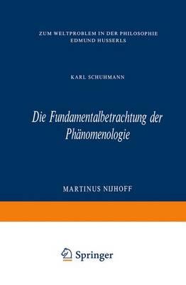 Temporary Title 19991103: Zum Weltproblem in Der Philosophie Edmund Husserls