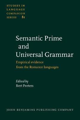 Semantic Primes and Universal Grammar: Empirical evidence from the Romance languages
