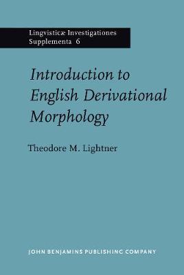 Introduction to English Derivational Morphology