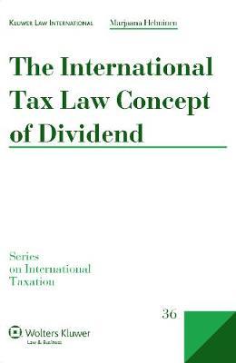 The International Tax Law Concept of Dividend