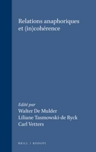 Relations anaphoriques et (in)cohérence