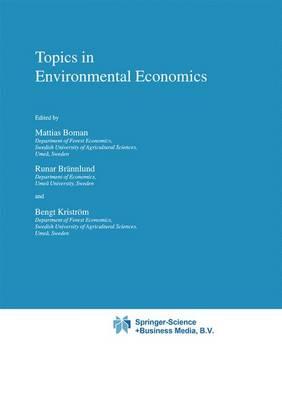 Topics in Environmental Economics
