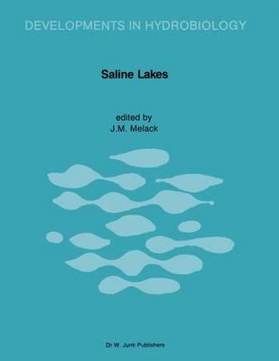 Saline Lakes: Proceedings of the Third International Symposium on Inland Saline Lakes, held at Nairobi, Kenya, August 1985