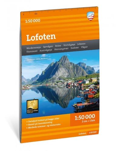Lofoten Hiking Map - (Turkart)