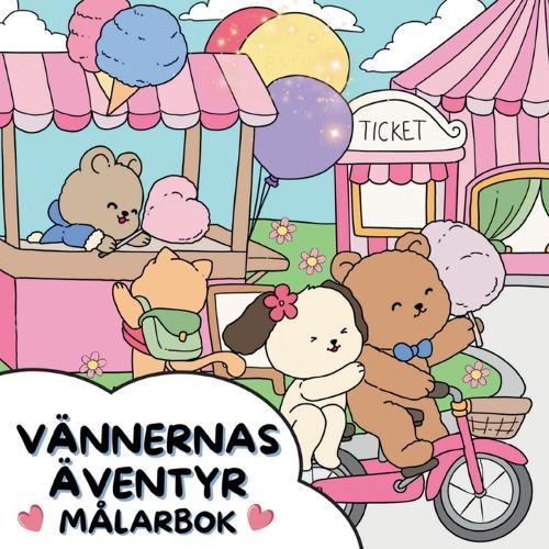 Vännernas Äventyr Målarbok: Cozy Målarbok