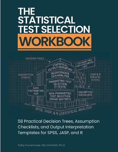 The Statistical Test Selection Workbook: 58 Practical Decision Trees, Assumption Checklists, and Output Interpretation Templates for SPSS, JASP, and R