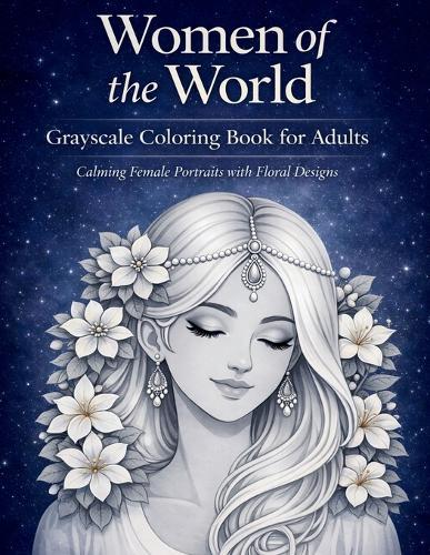 Women of the World - Grayscale Coloring Book for Adults