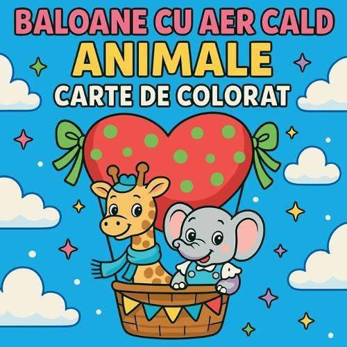 Baloane cu aer cald Animale - Carte de colorat