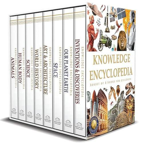 Knowledge Encyclopedia - Boxset of 8 Books for Children