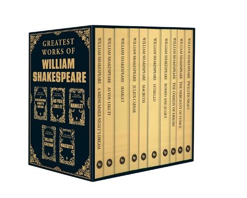 Greatest Works of William Shakespeare (Boxed Set of 10) - Hamlet / Othello / The Merchant of Venice / Macbeth / The Comedy of Errors / Romeo and Juliet /