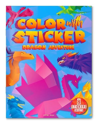 Color with Sticker - Dragon Adventure