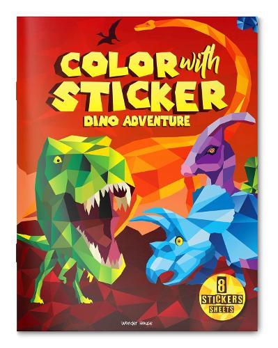 Color with Sticker - Dino Adventure