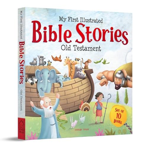 My First Illustrated Bible Stories from Old Testament [Boxed Set of 10] – English / Popular Stories from Bible / Easy to Understand Children Books with