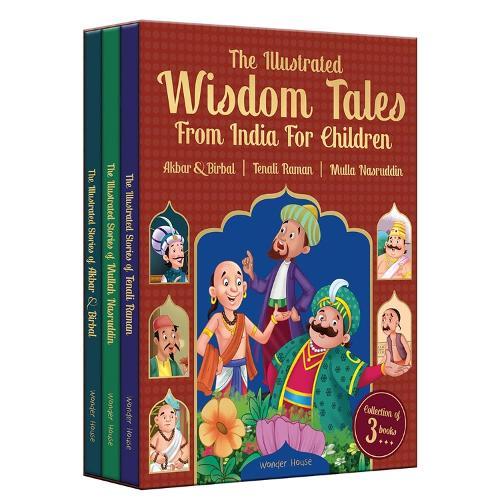 Illustrated Wisdom Tales From India For Children (Collection of 3 books), The