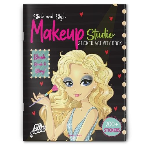 Stick and Style Makeup Studio Stickers Activity Book (Edition1)