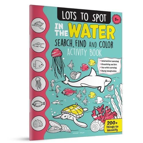 Spot the Hidden coloring activity Book  Underwater  (Edition1)