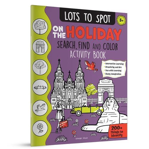 Spot the Hidden coloring activity Book  Holiday Time  (Edition1)
