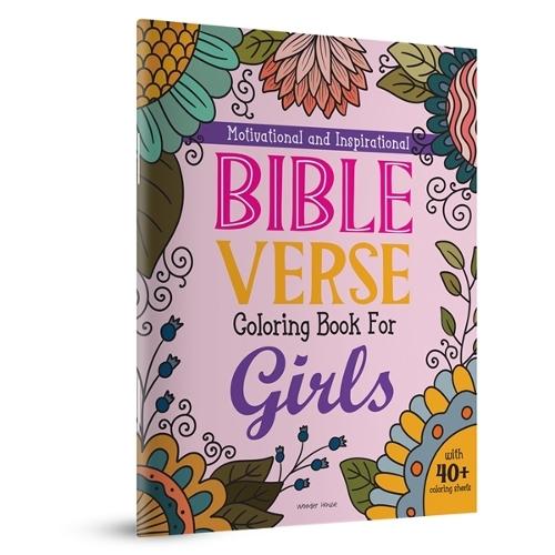 Motivational and Inspirational Bible Verses Coloring Book For Girls