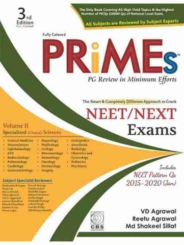 PRiMEs  PG Review in Minimum Efforts (2 Volume Set)