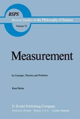 Measurement: Its Concepts, Theories and Problems