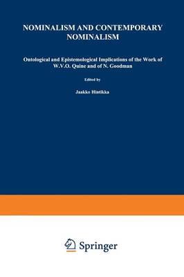 Nominalism and Contemporary Nominalism: Ontological and Epistemological Implications of the work of W.V.O. Quine and of N. Goodman