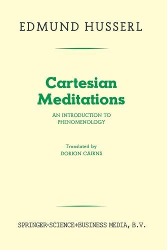 Cartesian Meditations: An Introduction to Phenomenology