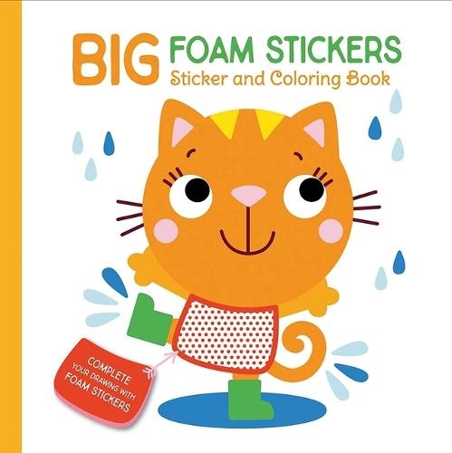 Big Foam Stickers: Sticker & Coloring Book (Cat & Friends)