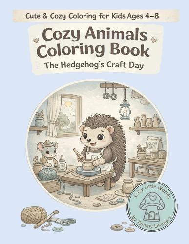 Cozy Animals Coloring Book: The Hedgehog's Craft Day