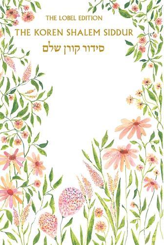 Koren Shalem Siddur with Tabs, Compact Hc, Floral