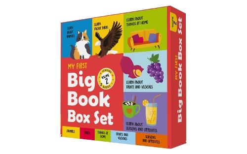 My First Big Book Box  - Volume 2 (5 Books Tuck-Box): A Boxset of 5 Illustrated Big Board Books for PreSchool Kids, Toddlers [Penguin Early Learning Series]