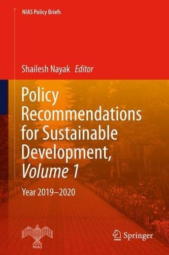Policy Recommendations for Sustainable Development, Volume 1