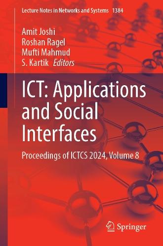 ICT: Applications and Social Interfaces: Proceedings of ICTCS 2024, Volume 8